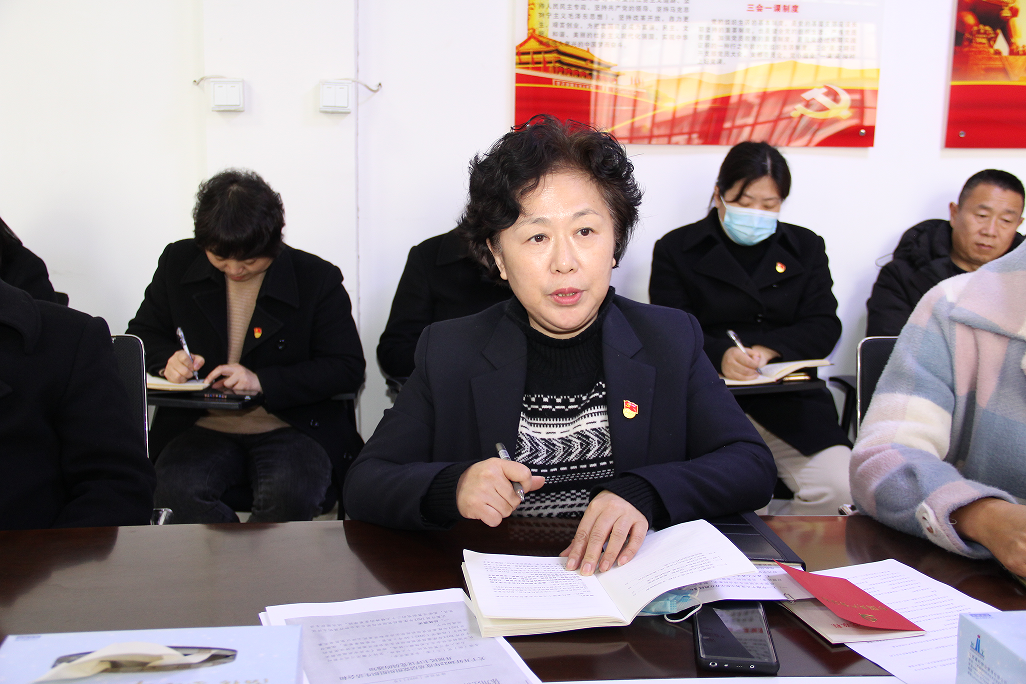 第三党支部书记杜军秀同志总结2022年党支部及个人工作